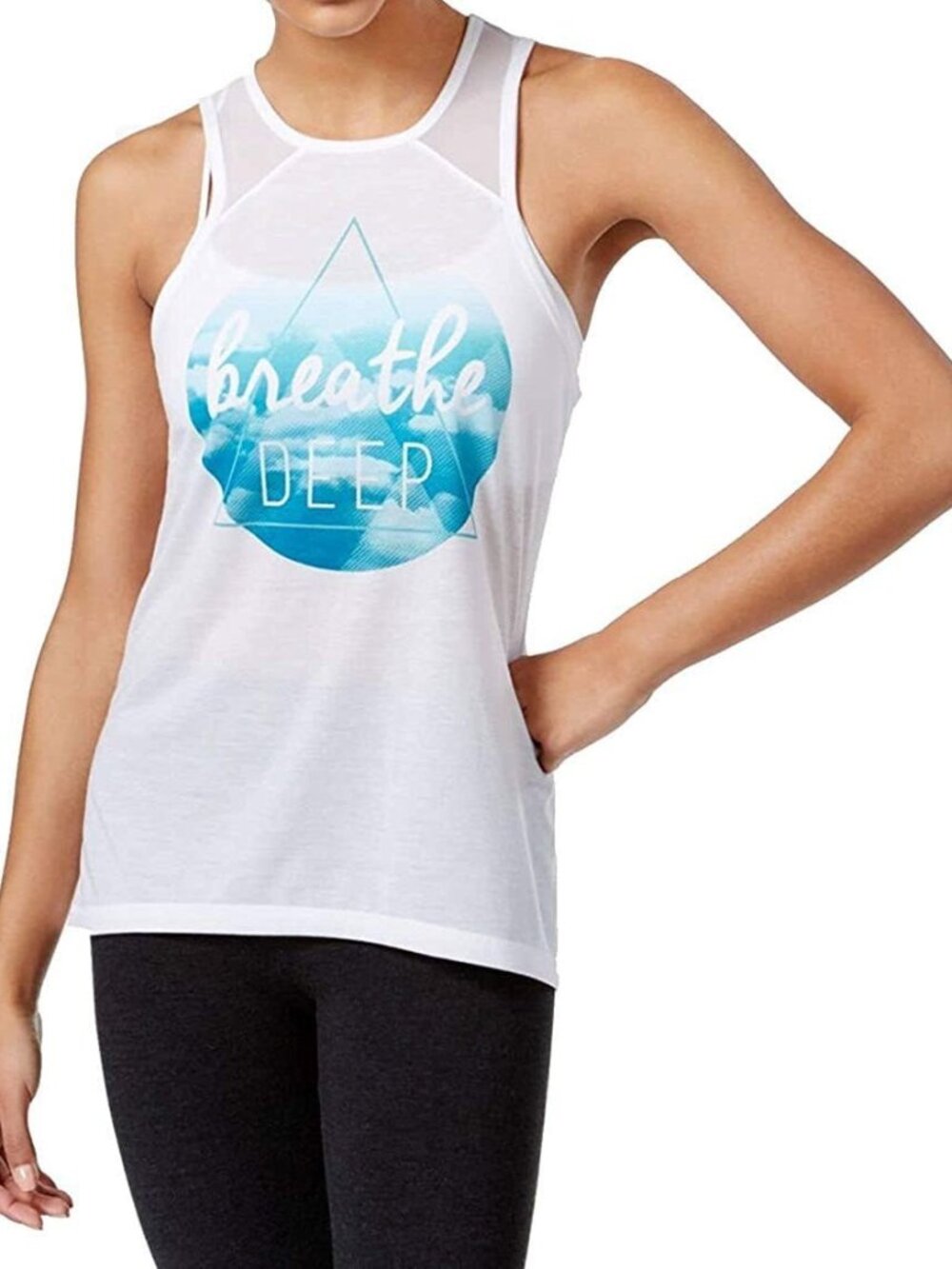 Ideology Womens Yoga Fitness Tank Top